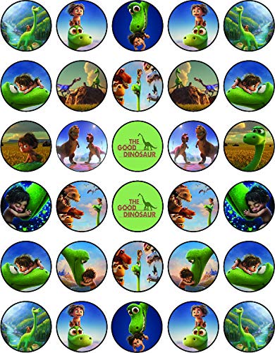 30x Wafer Paper The Good Dinosaur Edible Cupcake Topper