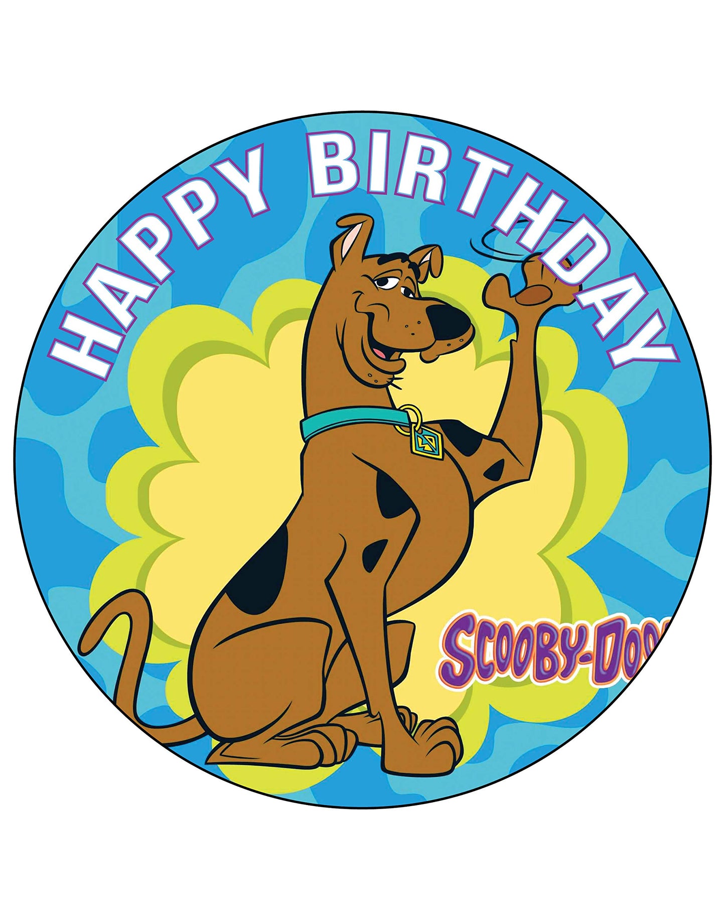 7.5 Inch Edible Cake Toppers Scooby Doo